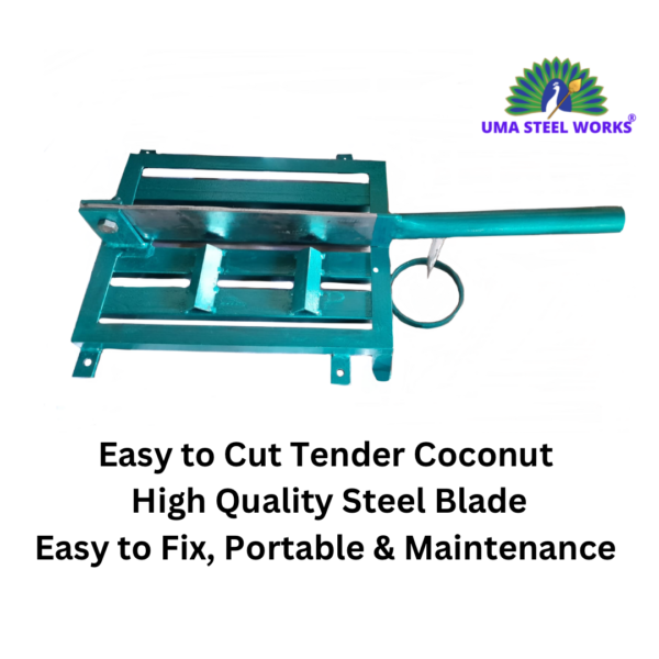 Table top tender coconut cutting machine