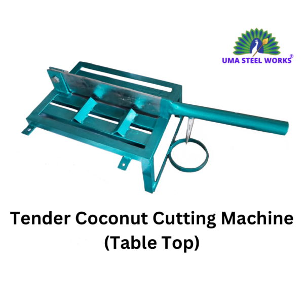 Table top tender coconut cutting machine