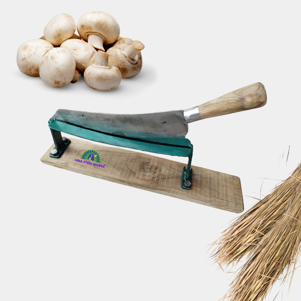 Mushroom Paddy Straw Grass Cutter, umalife, Straw grass manual cutter,