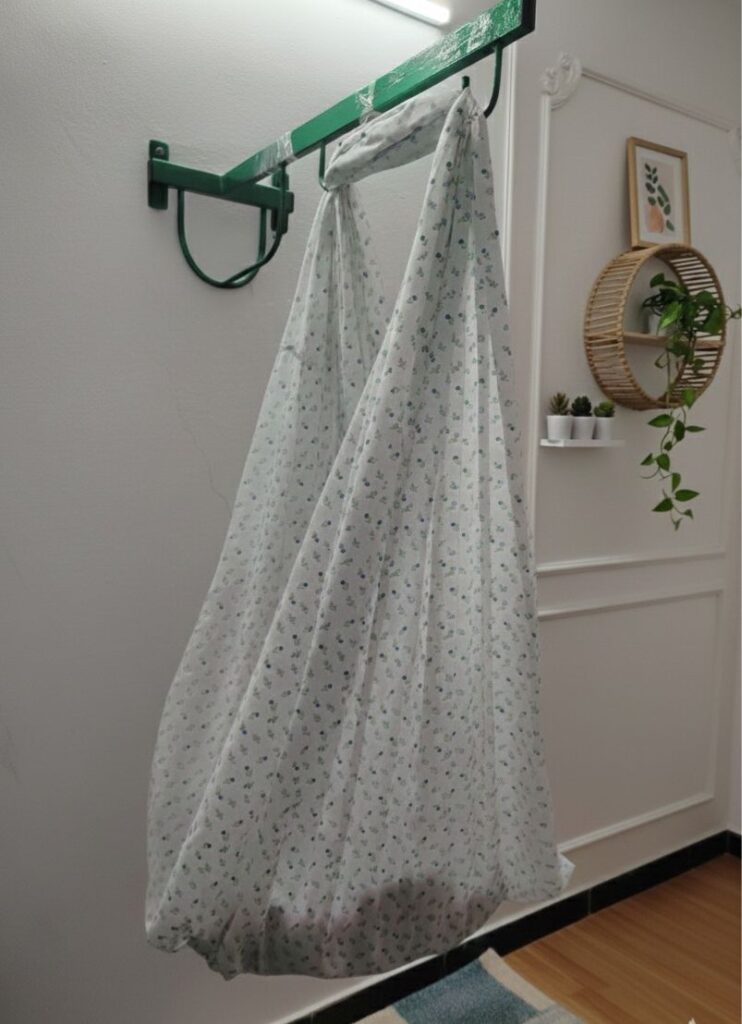 wall baby hanger, wall baby hanging cradle, umalife, baby wall hanger,