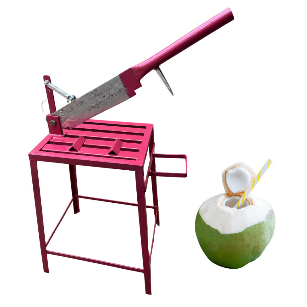 tender coconut cutting machine, uma steel works, umalife, Manual tender coconut cutter,