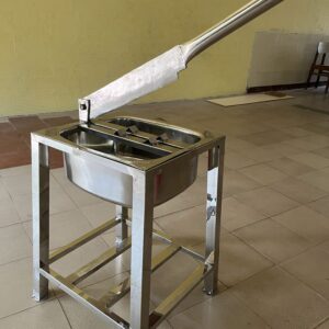 Tender coconut cutting machine stainless steel, ss coconut cutter, coconut water collector model,