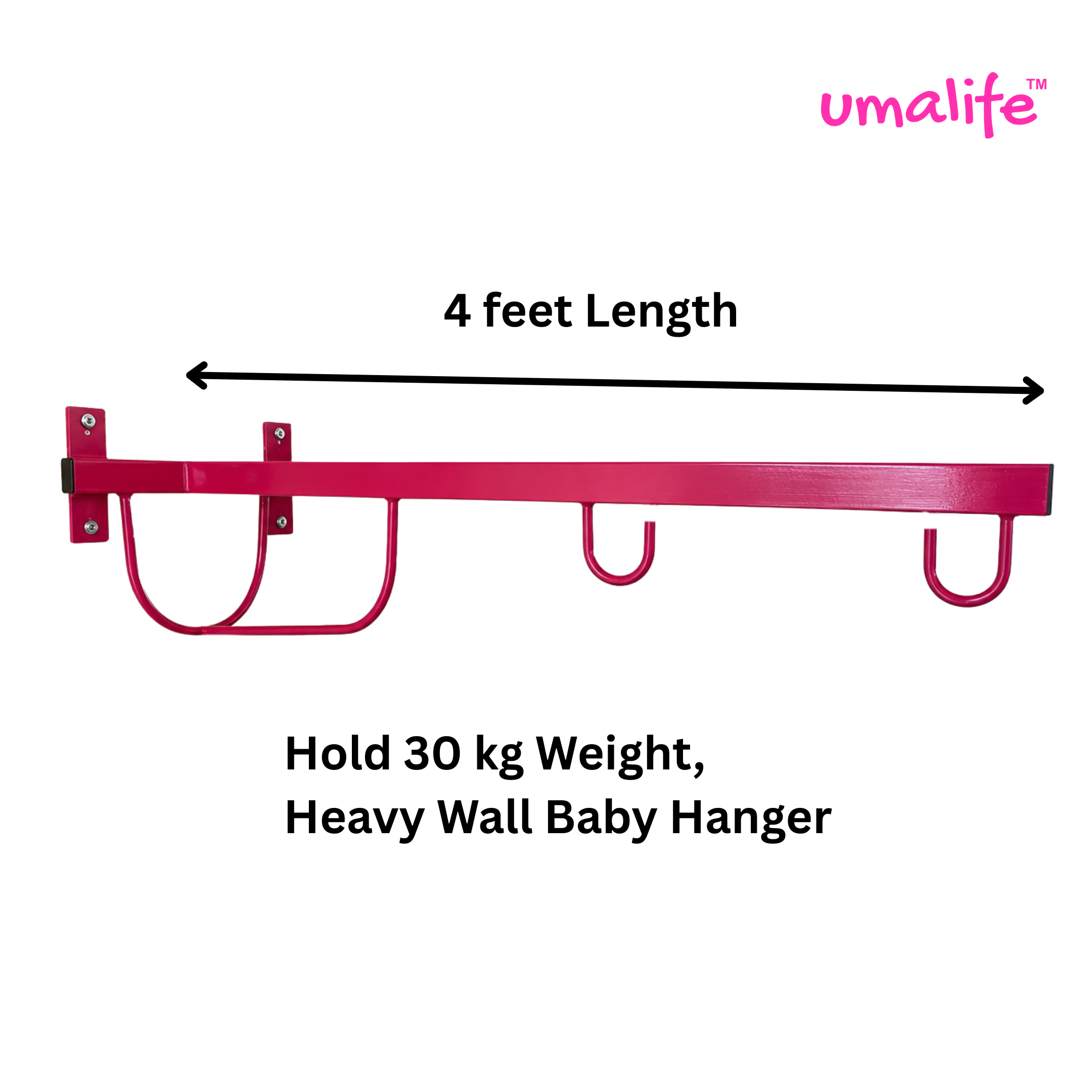 4 feet wall baby hanger, umalife, 4 feet baby hanger
