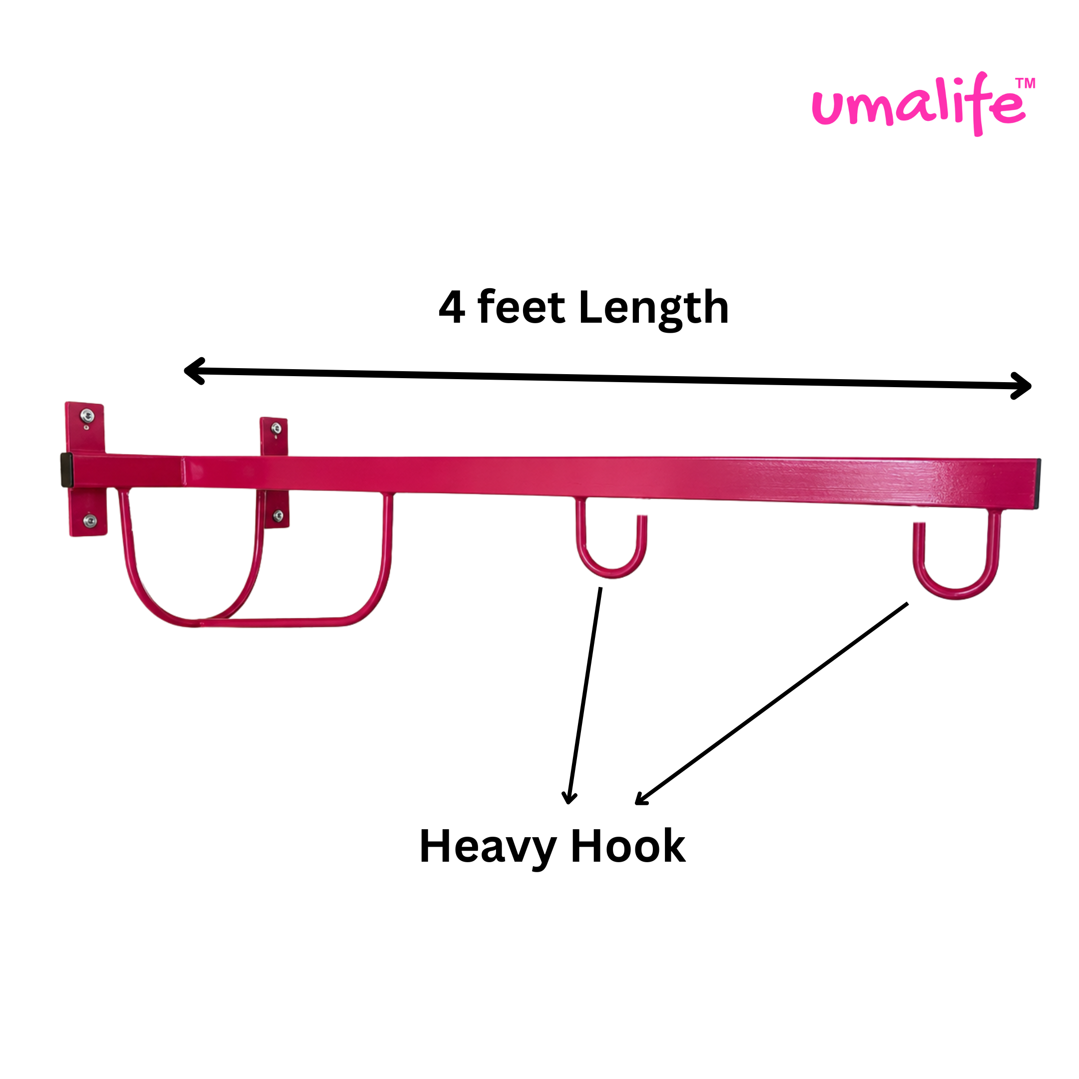 4 feet wall baby hanger, umalife, 4 feet baby hanger