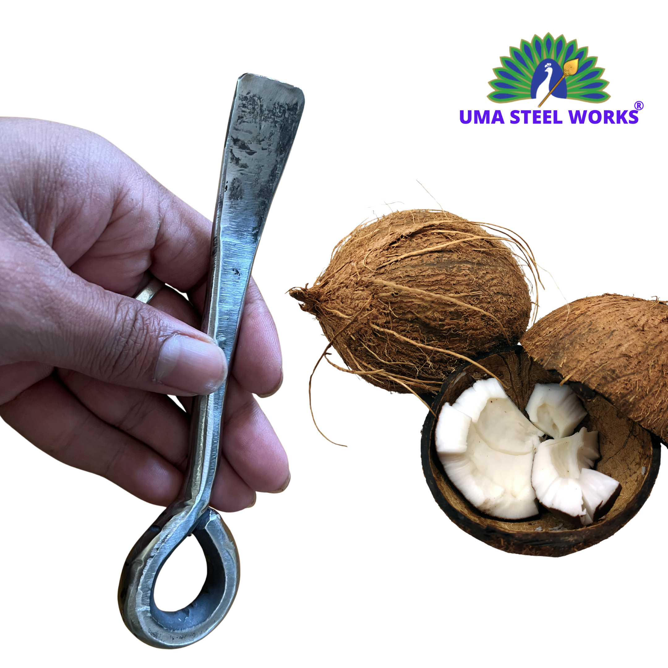 stainless steel coconut slicer