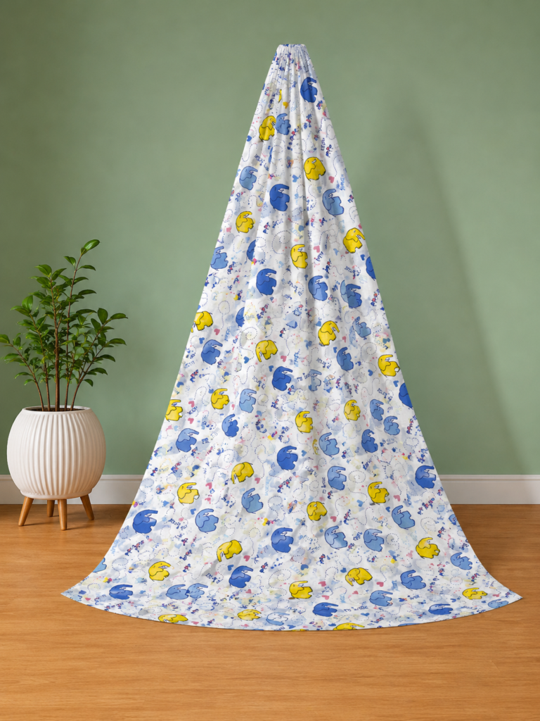 Soft breathable cotton fabric of baby cradle cloth